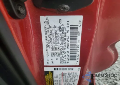 2005 Toyota Tacoma X-Runner Access Cab from USA, damaged, VIN 5TETU22N85Z135319